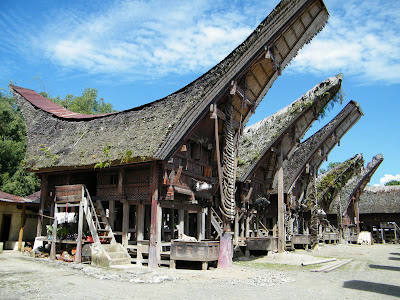 Tongkonan Houses at Palawa, Batutumonga, Stone Grave at Lo'ko' Mata