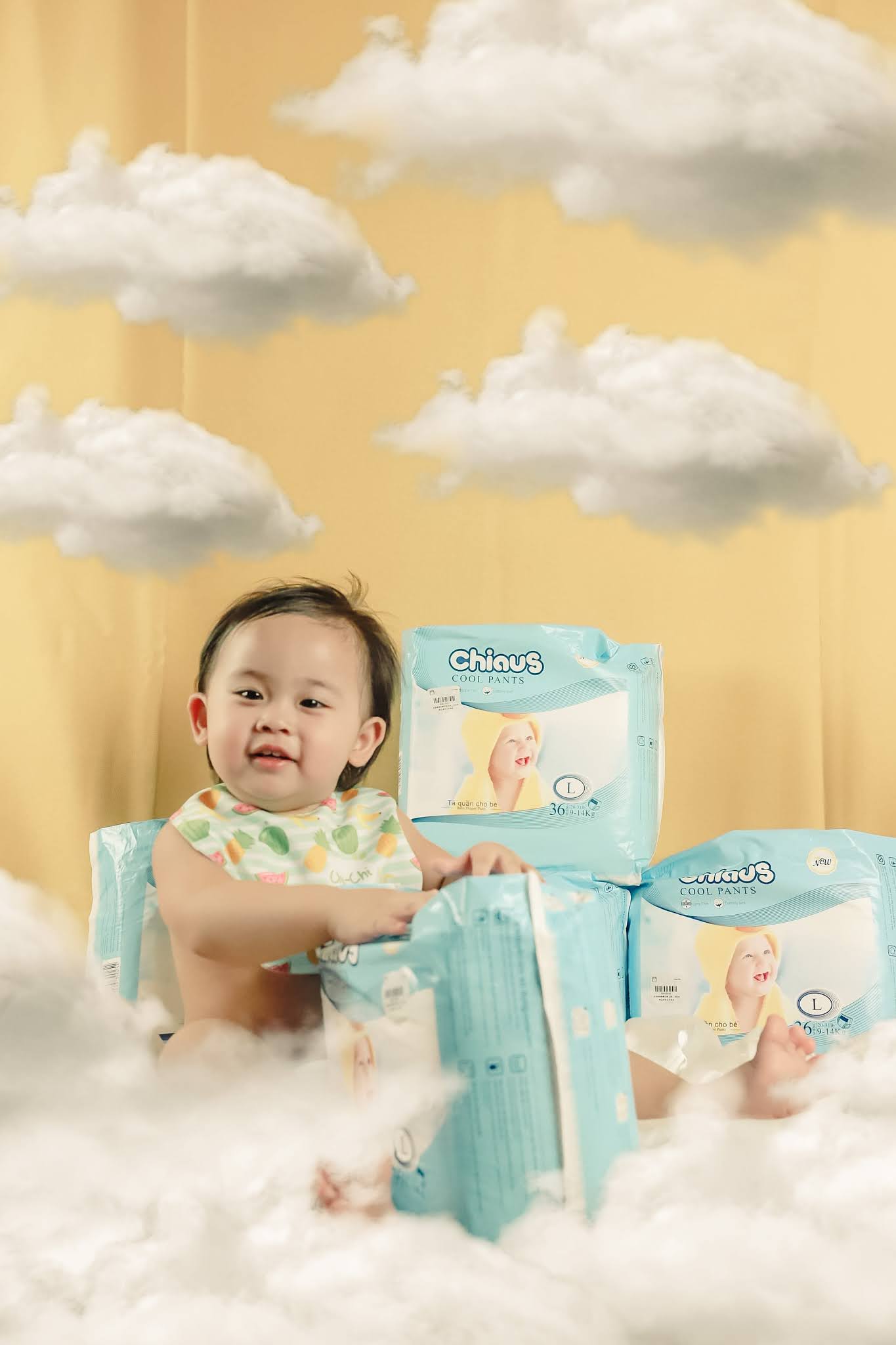 Choose Chiaus Easy and Cool Diaper Pants for Your Baby Rolled Into