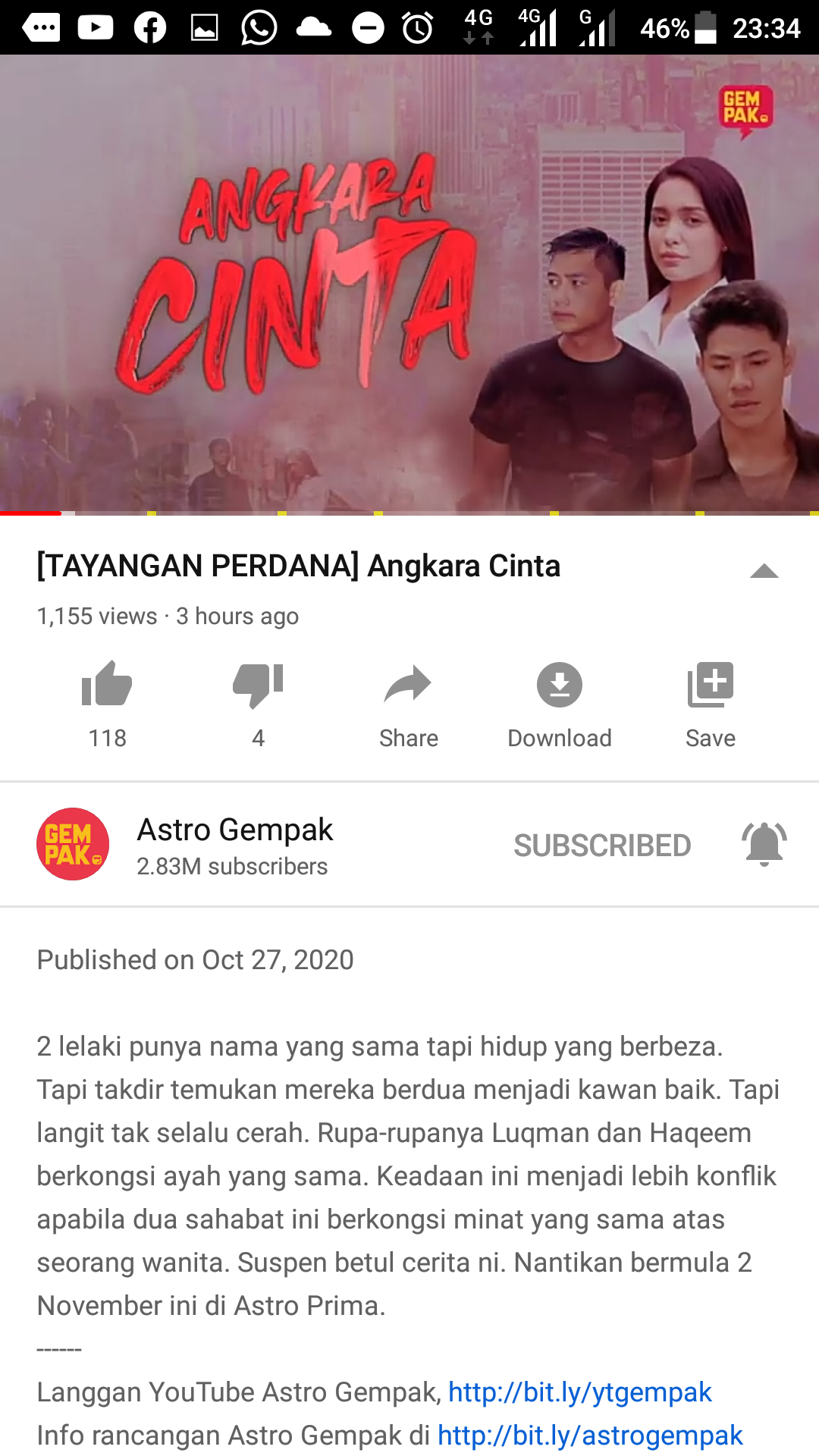 Angkara cinta episod 1