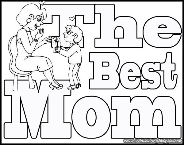 13 Printable Coloring Pages For Kids For Mom Coloring Pages