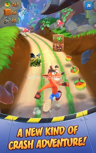 Crash Bandicoot: On the Run! (Menu/Unlocked)