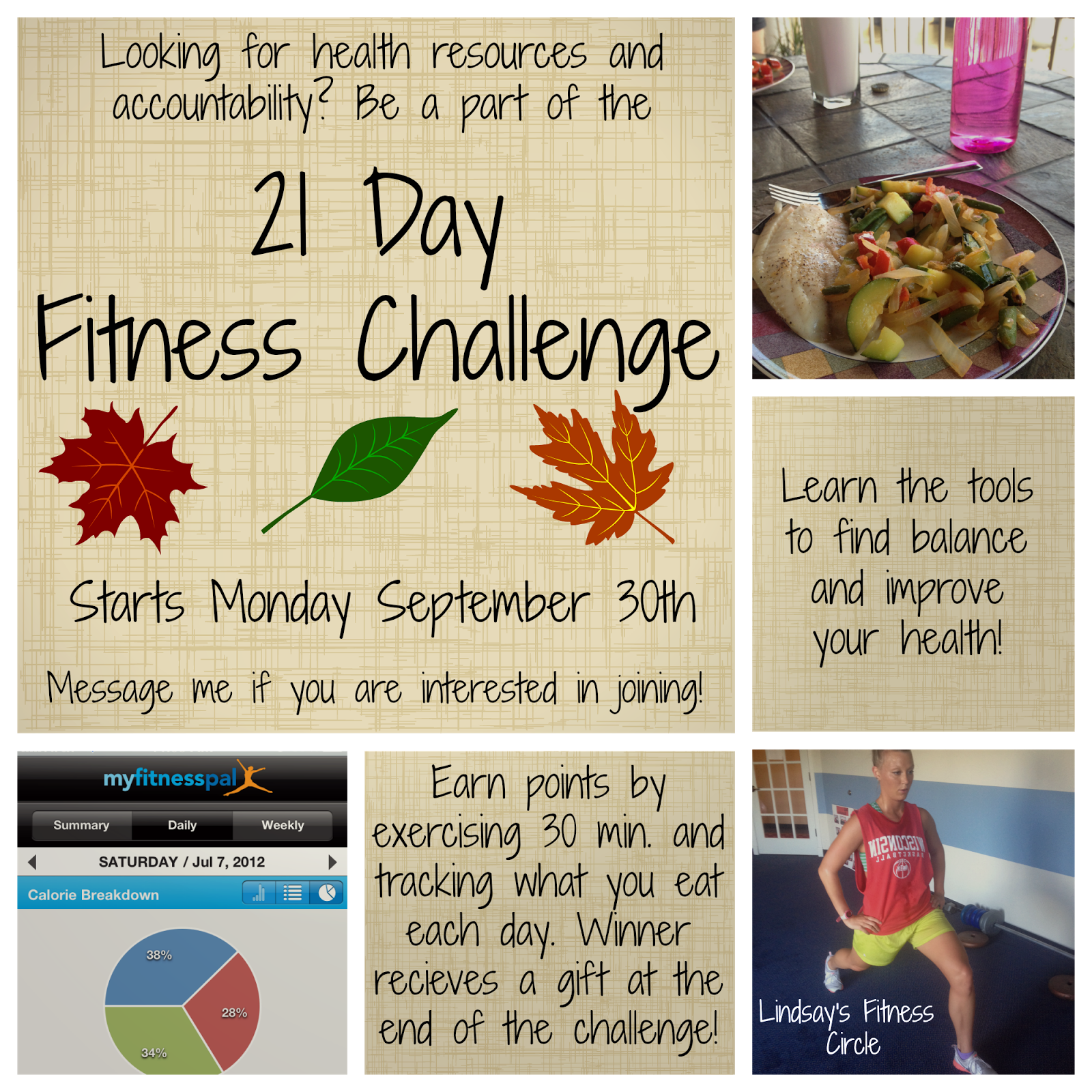 Lindsay's Fitness Circle 21 Day Fitness Challenge