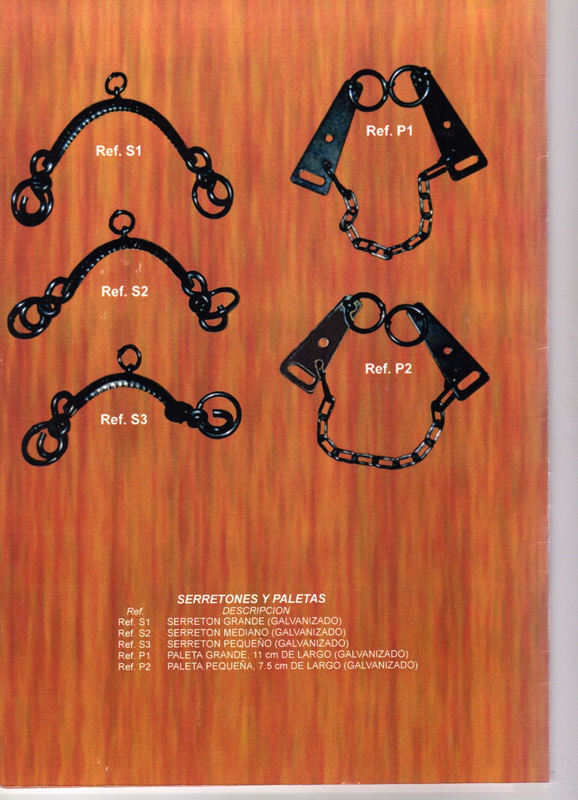 Artesanía del hierro Catálogo de Guarnicioneria