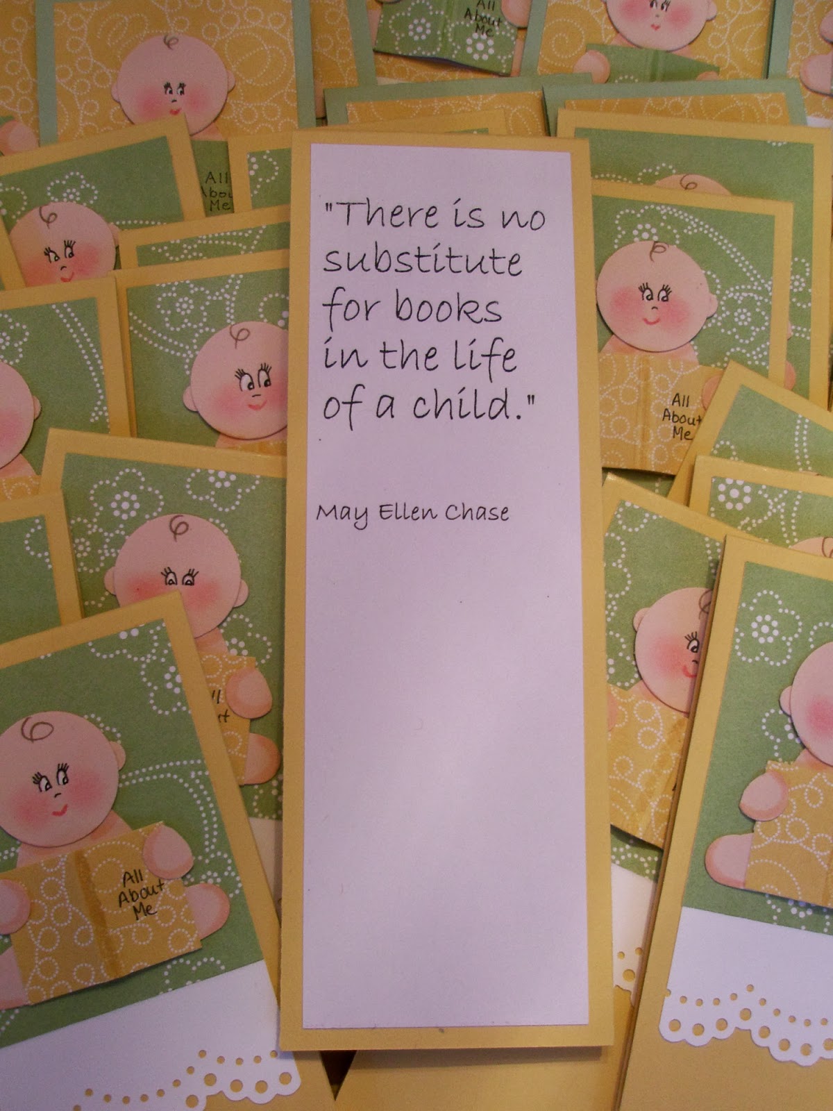 Paper Vernissage Baby Bookmarks