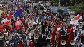 Demo di Tengah Pandemi, Buruh: Kalau Kena Covid Hari Ini karena UU Ciptaker