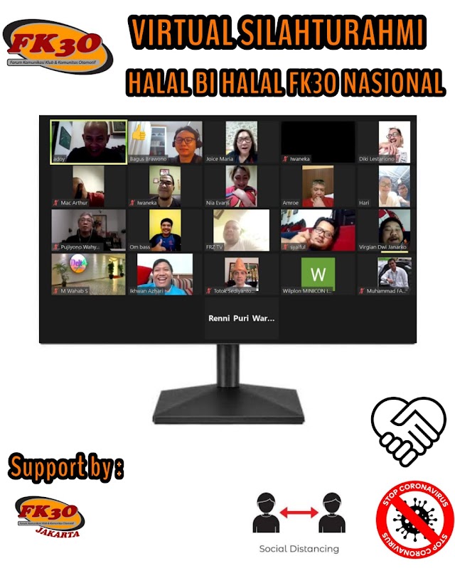 Rayakan Idul Fitri, FK3O Nasional adakan silaturahmi virtual bersama Founder dan Member