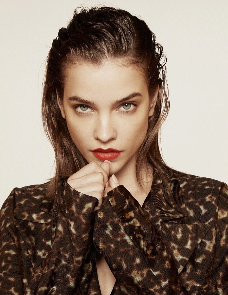 Barbara Palvin wears stylish clothing for InStyle China