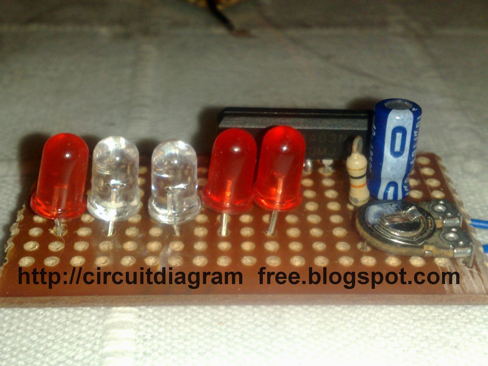 Electronic Circuit Diagrams: LB1403N IC VU Meter