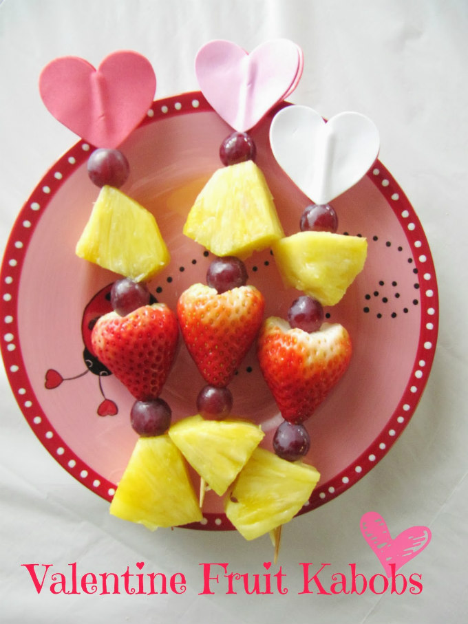Valentine Fruit Kabobs