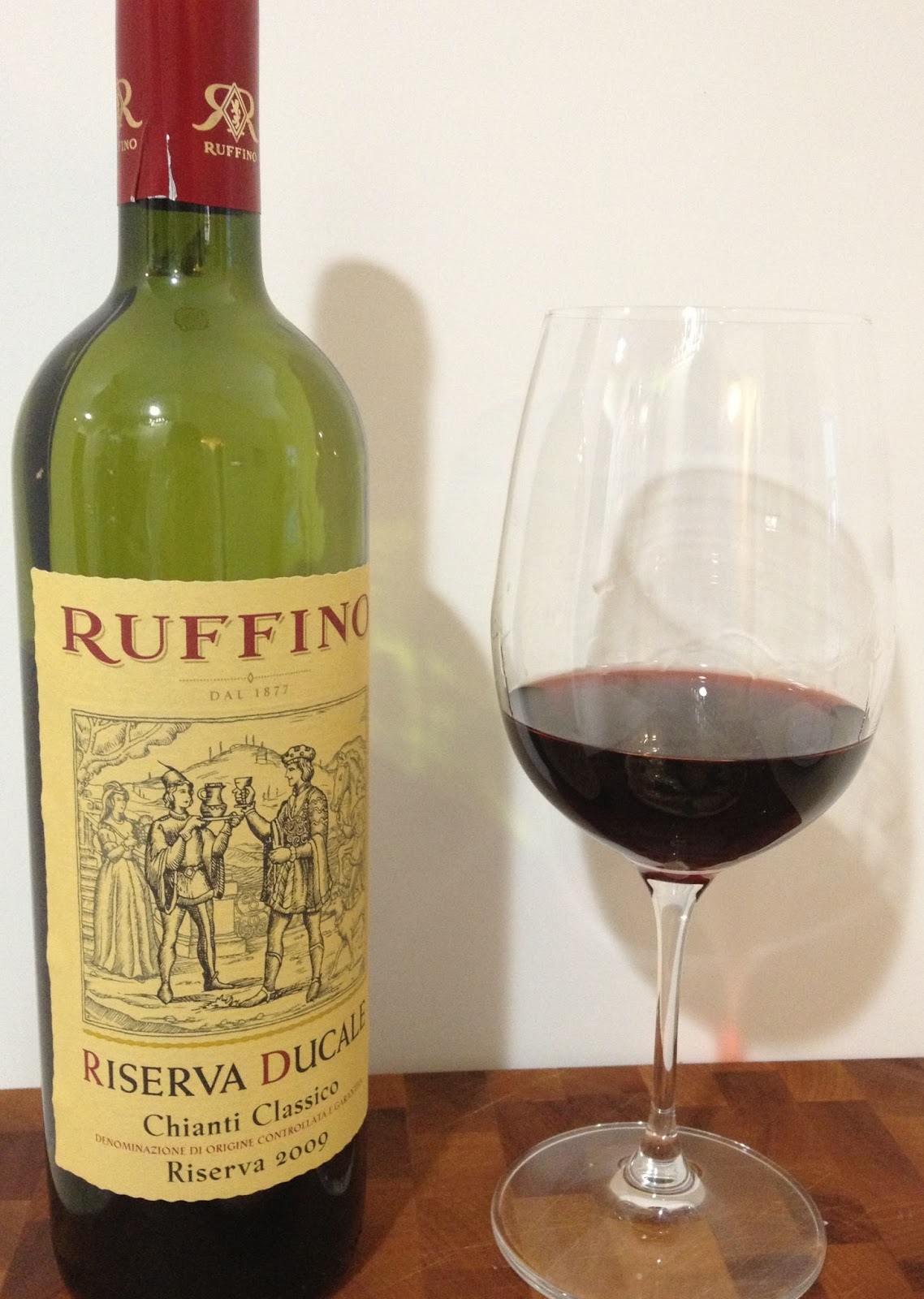 The Boozy Epicure: 2009 Ruffino Chianti Classico Riserva Ducale