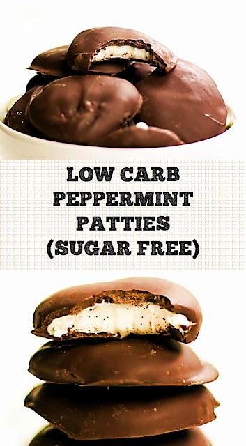 LOW CARB PEPPERMINT PATTIES (SUGAR FREE)