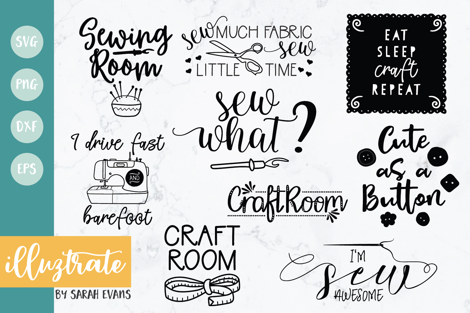 Download Sewing and Craft SVG Bundle