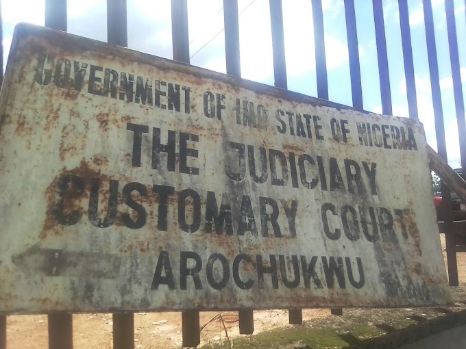 The Judiciary Customary Court Arochukwu 