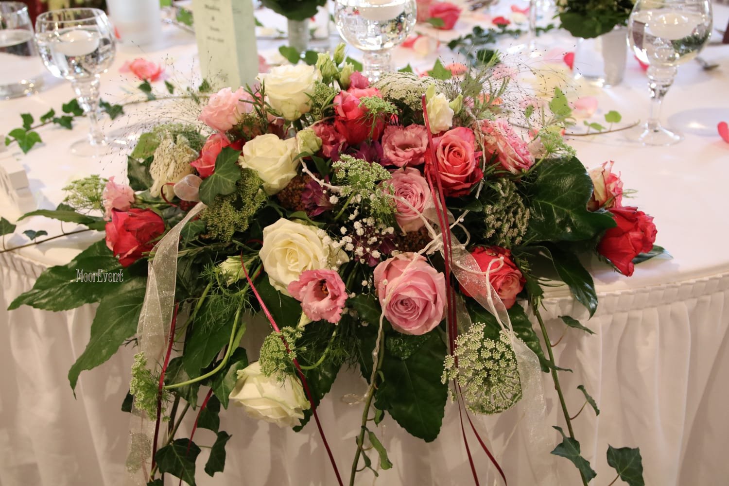 Amazon De Ling S Moment Set Von 6 Hochzeits Dekoration Blumen