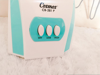 blender cosmos cb 281 p warna putih biru