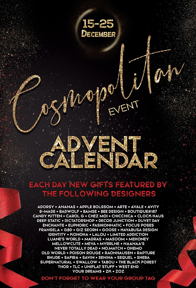 Cosmopolitan Events Cosmopolitan Advent Calendar 2020