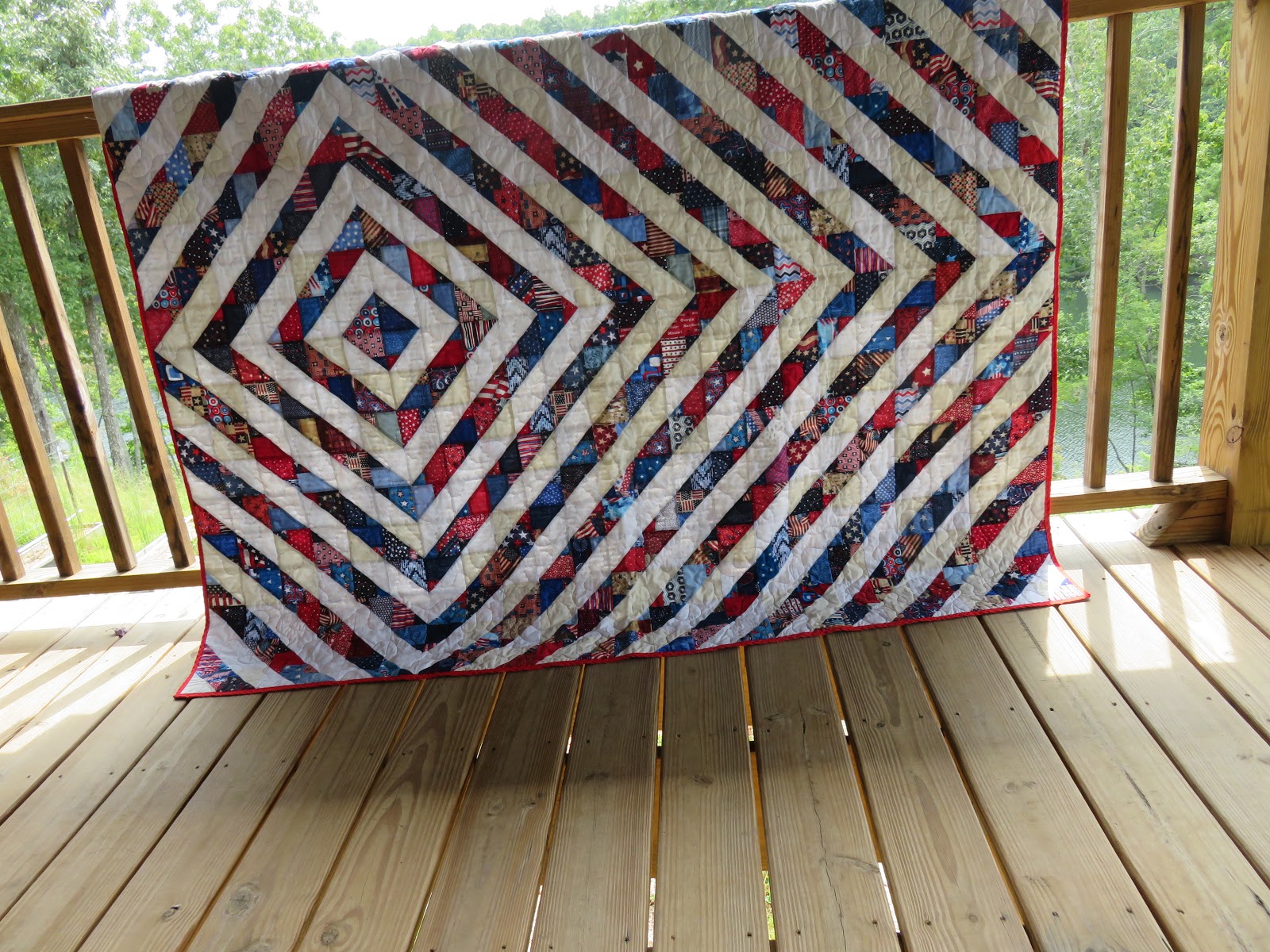 I Must Be Off My Bobbin....dee dee quilts Quilt for Vets of Wayne