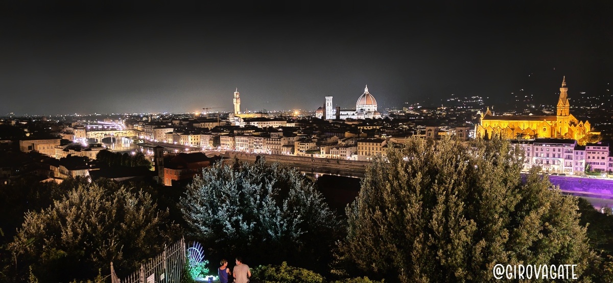 Firenze panorama Piazzale Michelangelo notte