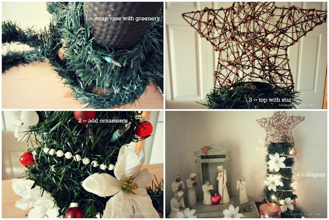 how to make a mini christmas tree