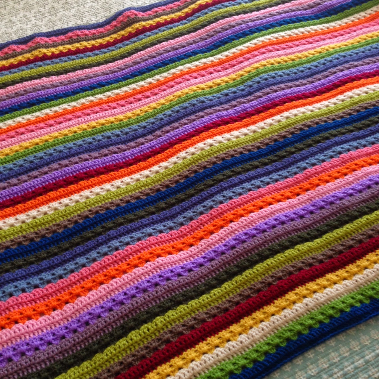 Cosy CAL Blanket Update Threadbare Creations