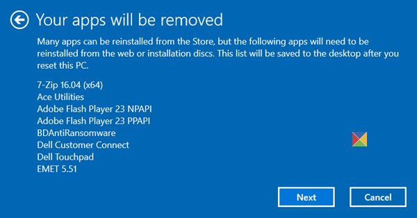 Diesen PC Windows 10 zurücksetzen