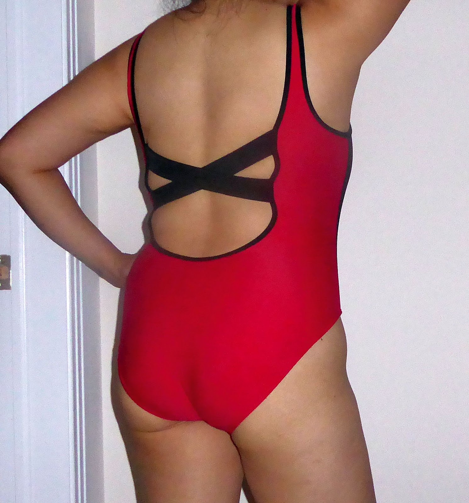 Refashion Coop Easy Refashion Old Loose Swimsuit to New Strappy Swimsuit