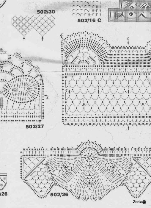 Crochet: BEAUTIFUL crocheted border on SCHEMES