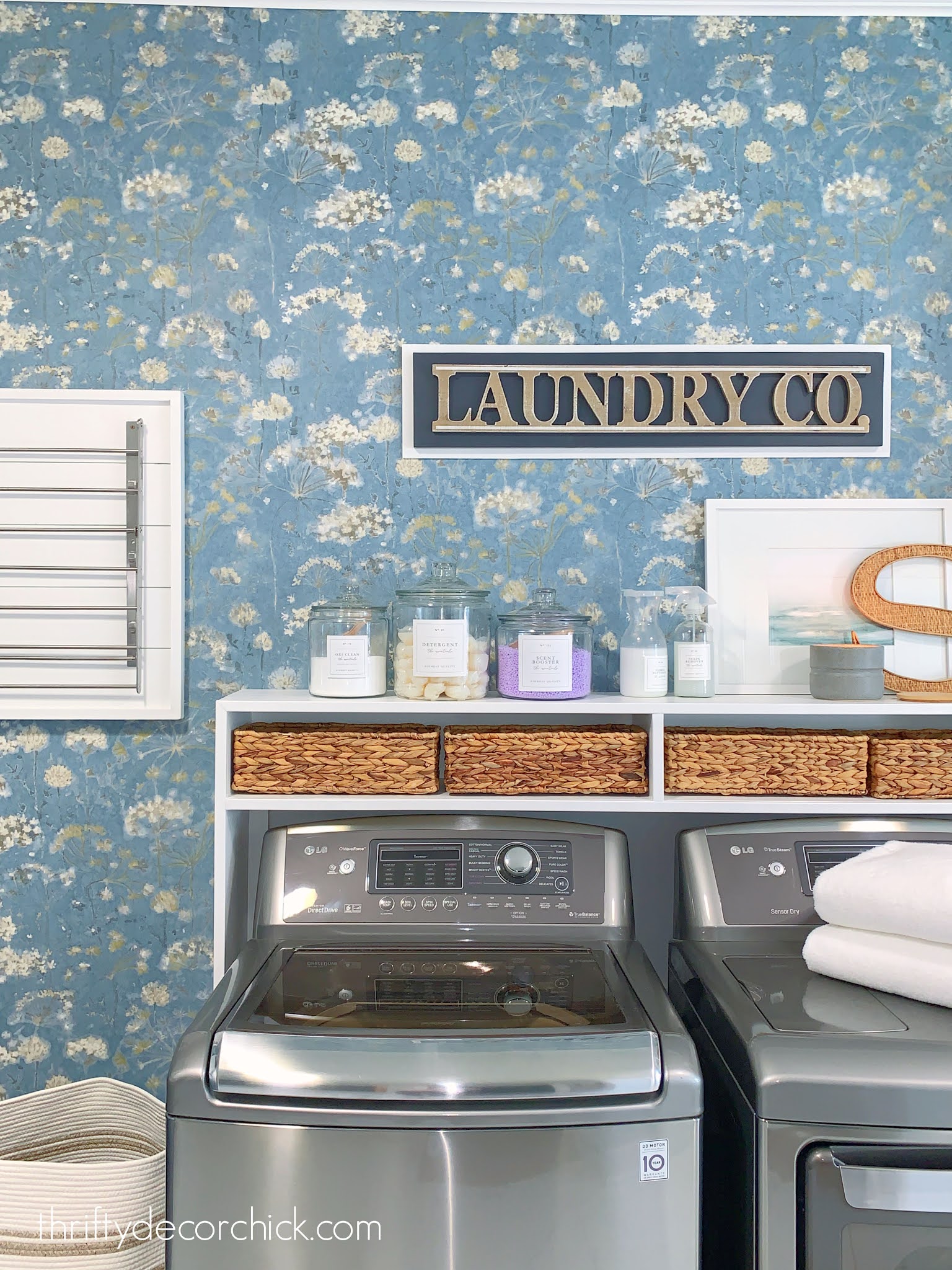 Our DIY laundry chute a year later, Thrifty Decor Chick
