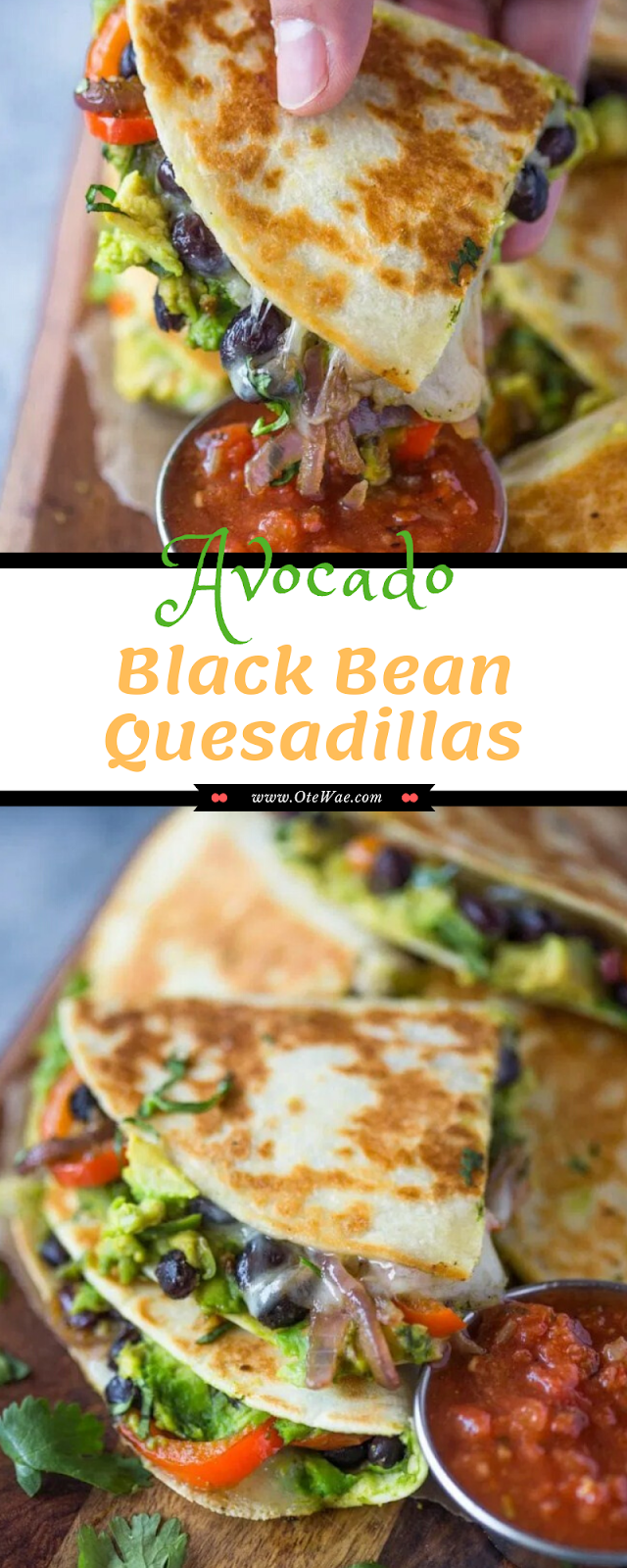 Avocado Black Bean Quesadillas Avocado Black Bean Quesadillas