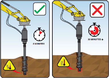 Digga tips - best practice when drilling in rock.