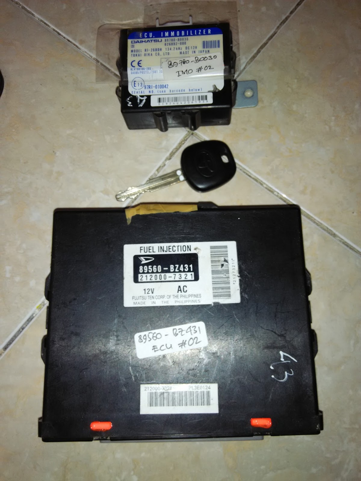 BRAM ELECTRONIC Immobilizer Toyota Rush 2008