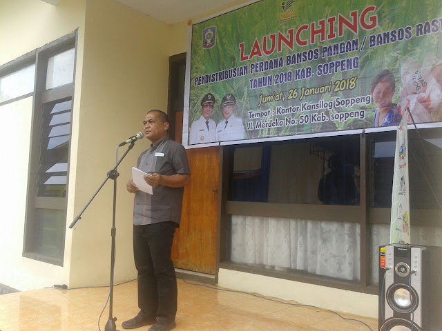Pemda Soppeng Launching Distribusi Bantuan Rastra