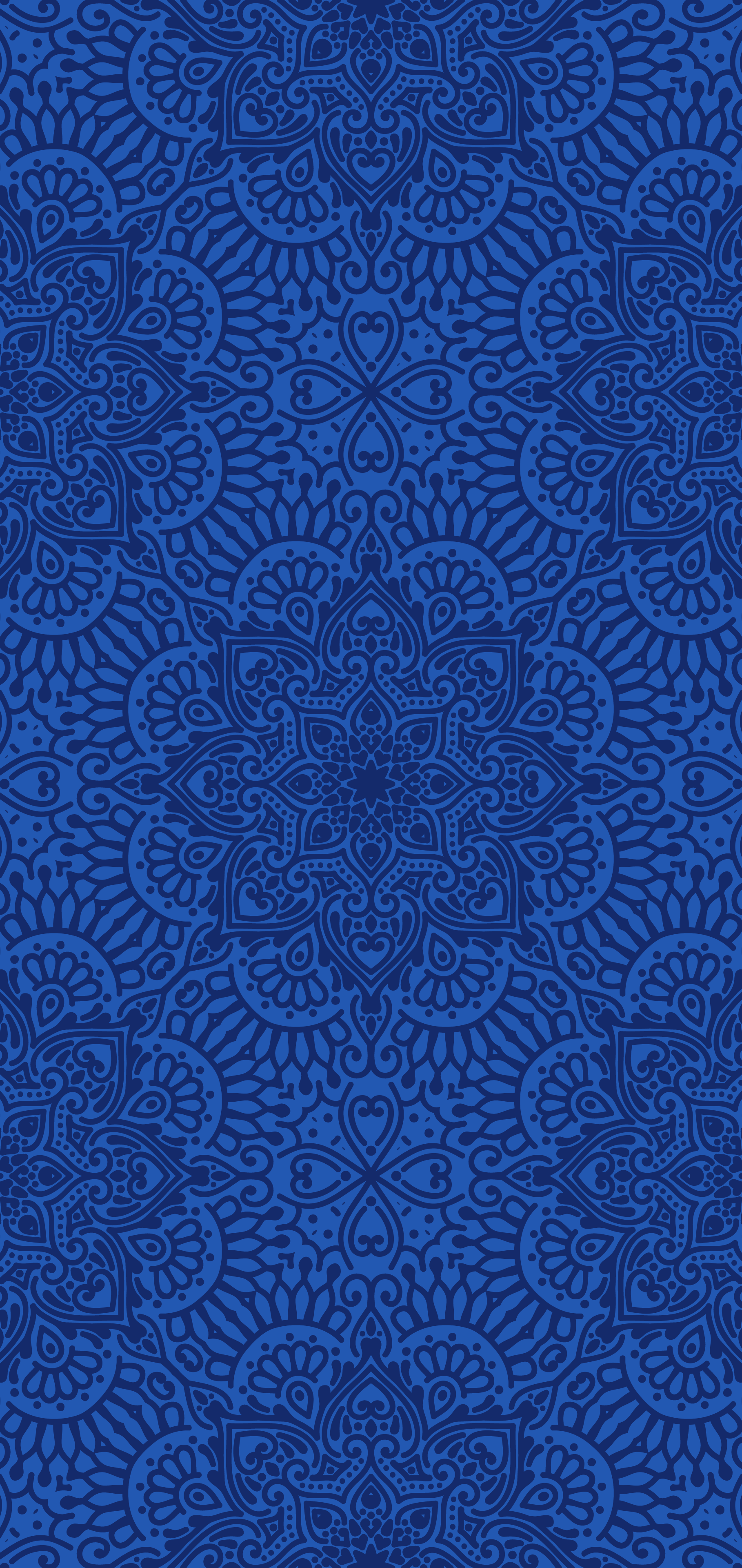 Iphone wallpaper HD - Luxury blue pattern
