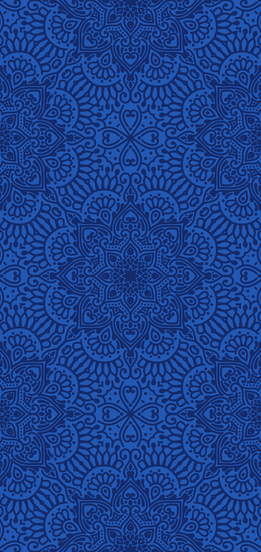 Iphone wallpaper HD - Luxury blue pattern