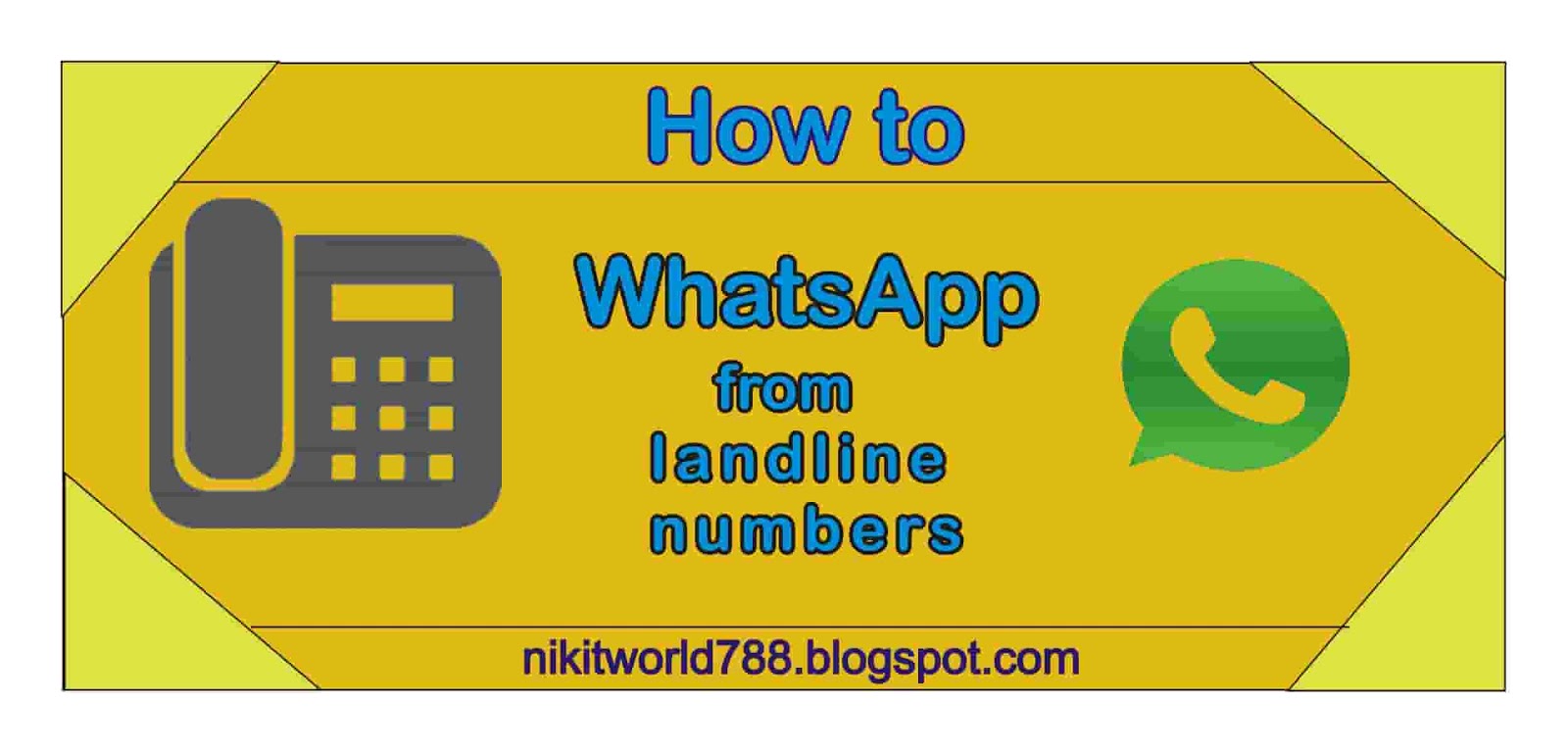 Whatsapp :- How to use WhatsApp from landline numbers
