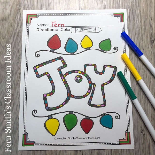 Click Here to Download These Christmas Coloring Pages and Christmas Craftitivity For Your Classroom Today!