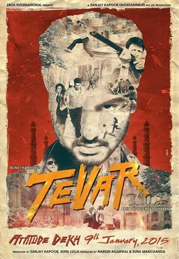 First Look Posters  of 'Tevar' 2015 Movie starrer Arjun Kapoor, Sonakshi Sinha