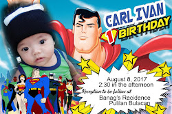 superman invitation layout sample theme tarpaulin birthday template