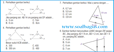 Download contoh soal ulangan uas matematika smp / mts kelas 9 semster 1 ganjil/ ktsp terbaru