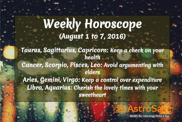 Read weekly horoscope to make your upcoming time even more blissful. 