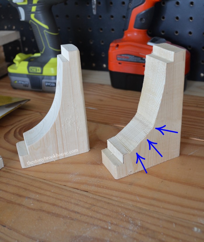 Easy DIY Corbels The Stonybrook House