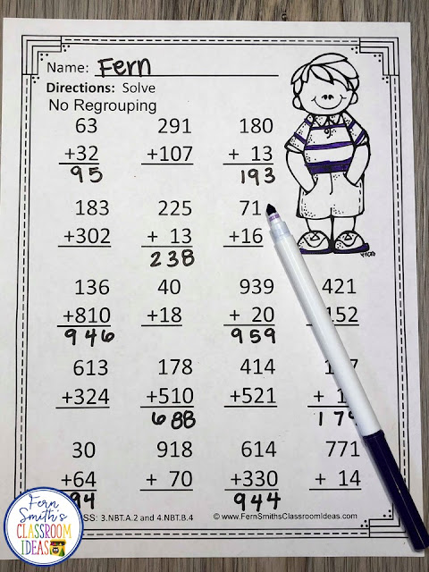 Click Here to Download this Use Place Value to Add Three Pack Bundle for Your Classroom Today!