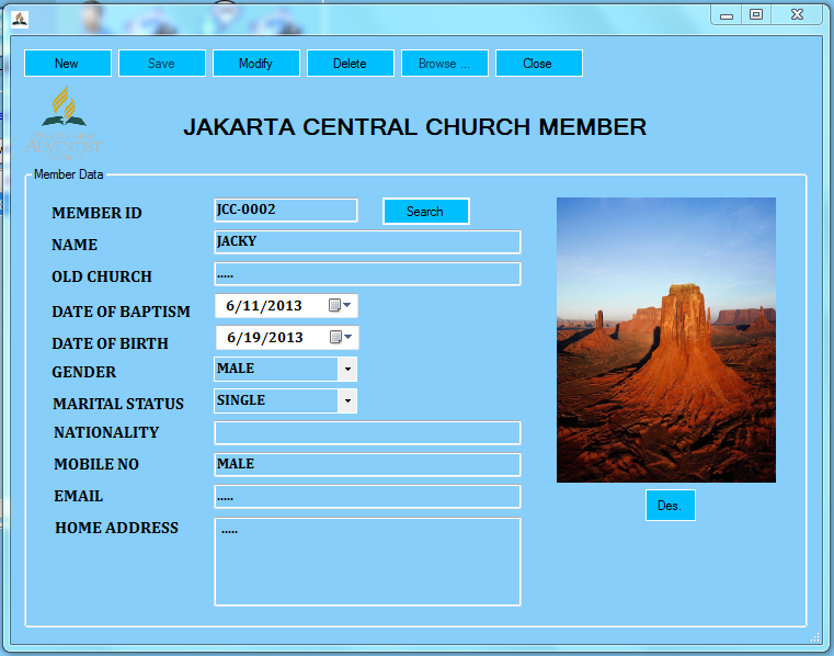 Free Software Database Jemaat Gereja