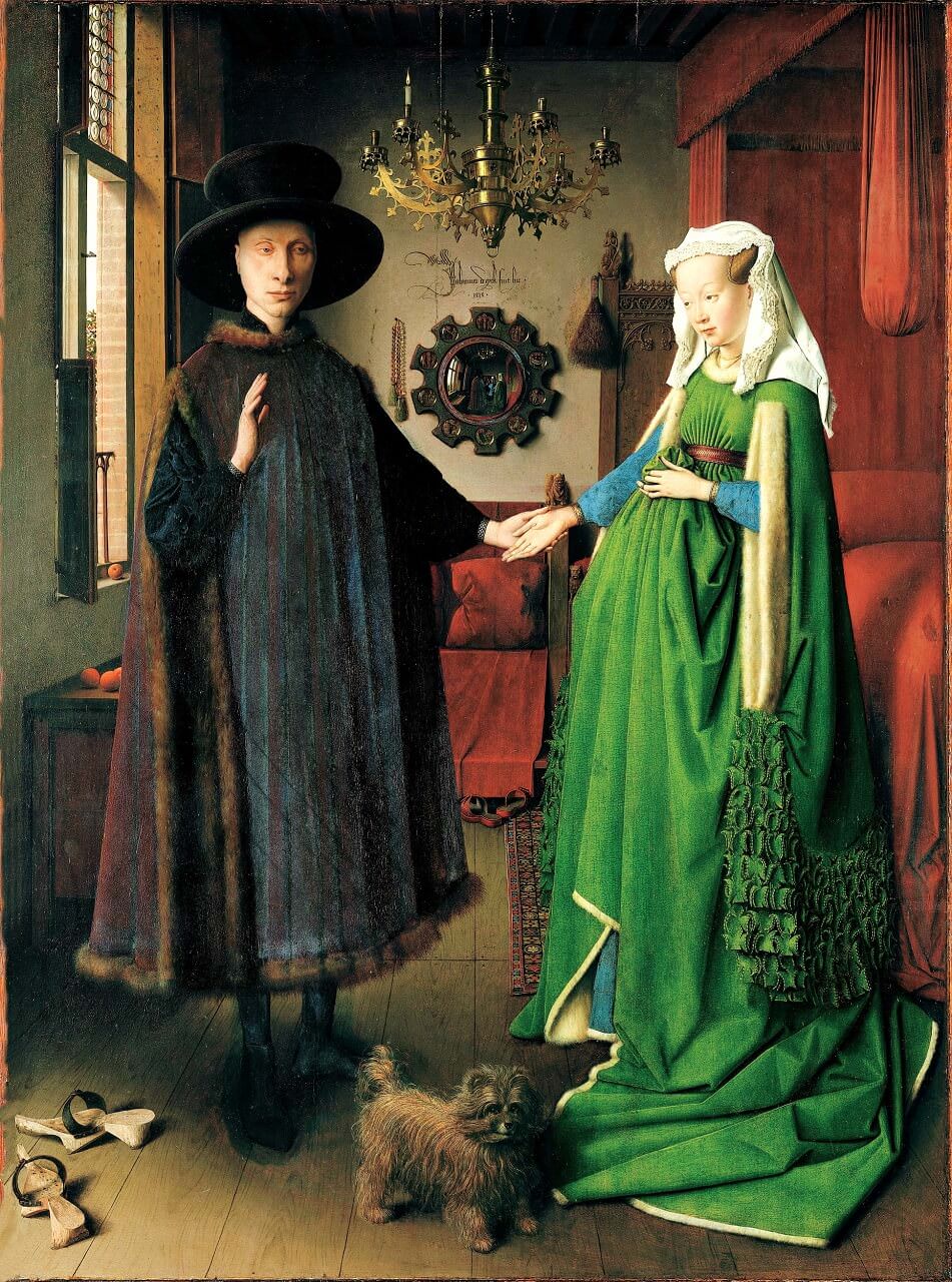 The Arnolfini Portrait by Jan van Eyck - ArtIconog