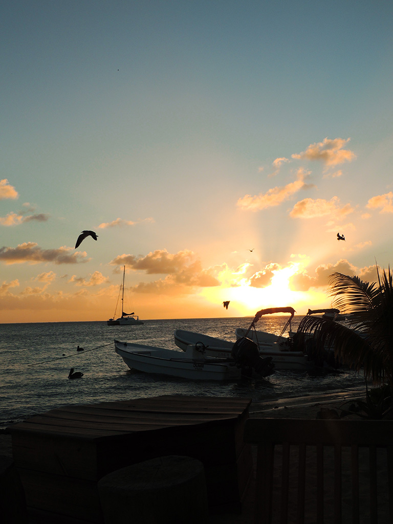 atardecer en los roquesa