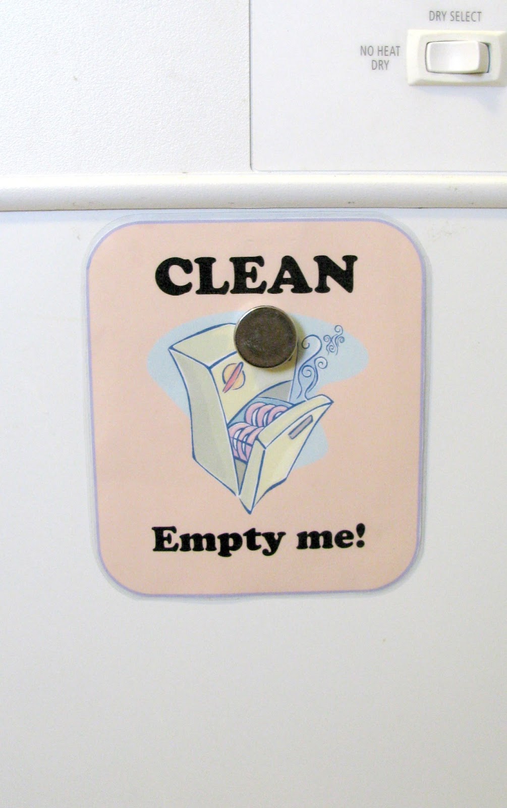 FREE Dishwasher Clean Dirty Sign Printable