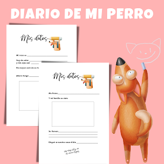 diario, perro, mascotas, imprimible, pdf, dog, perros, diarios, historia