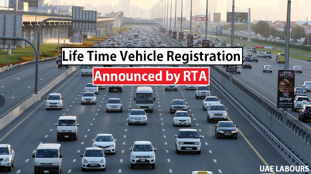 Lifetime Vehicle Registration Card by RTA UAE Labours Blog