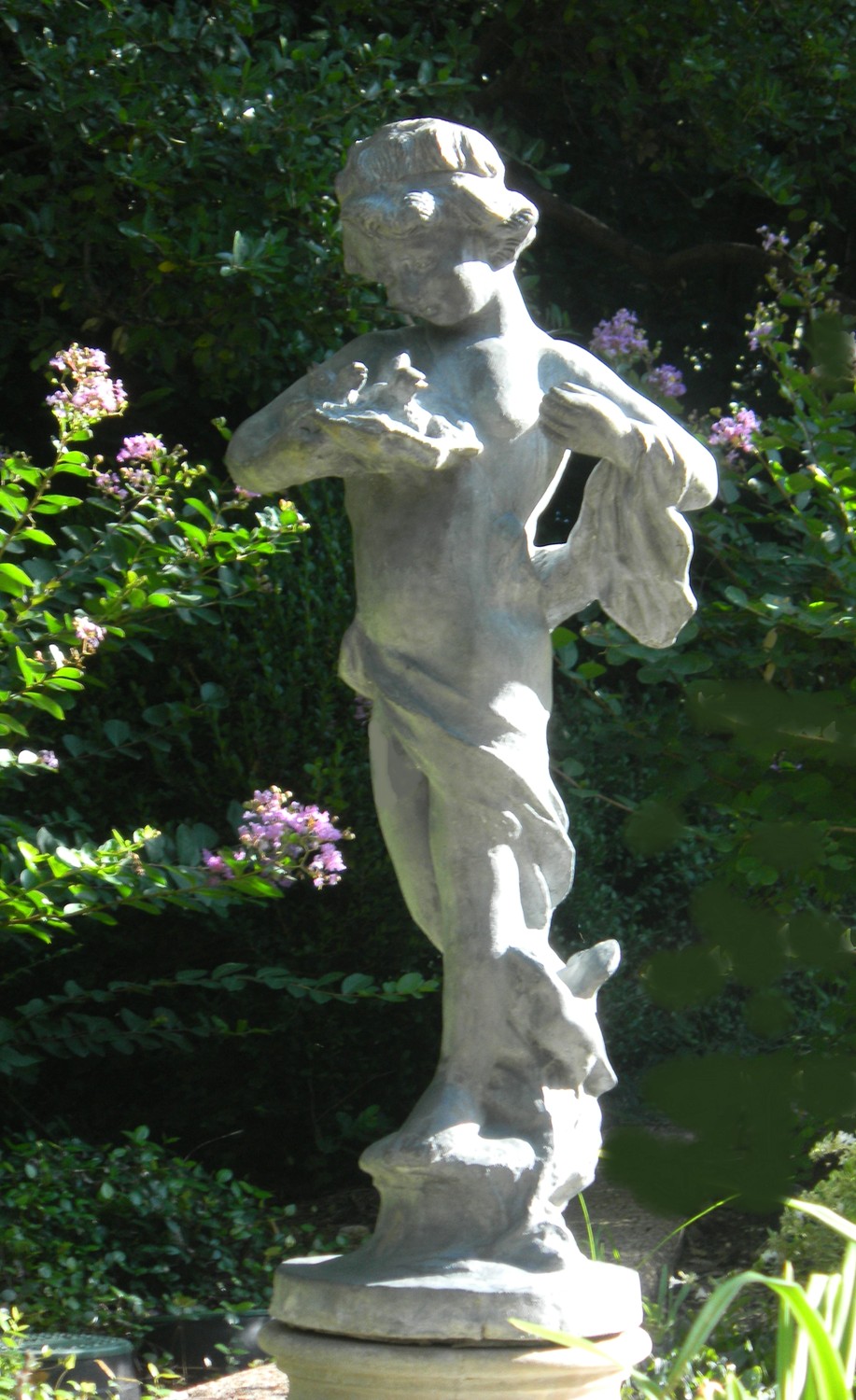 Margie Whittington Art: Botanic Garden Statue, Spring