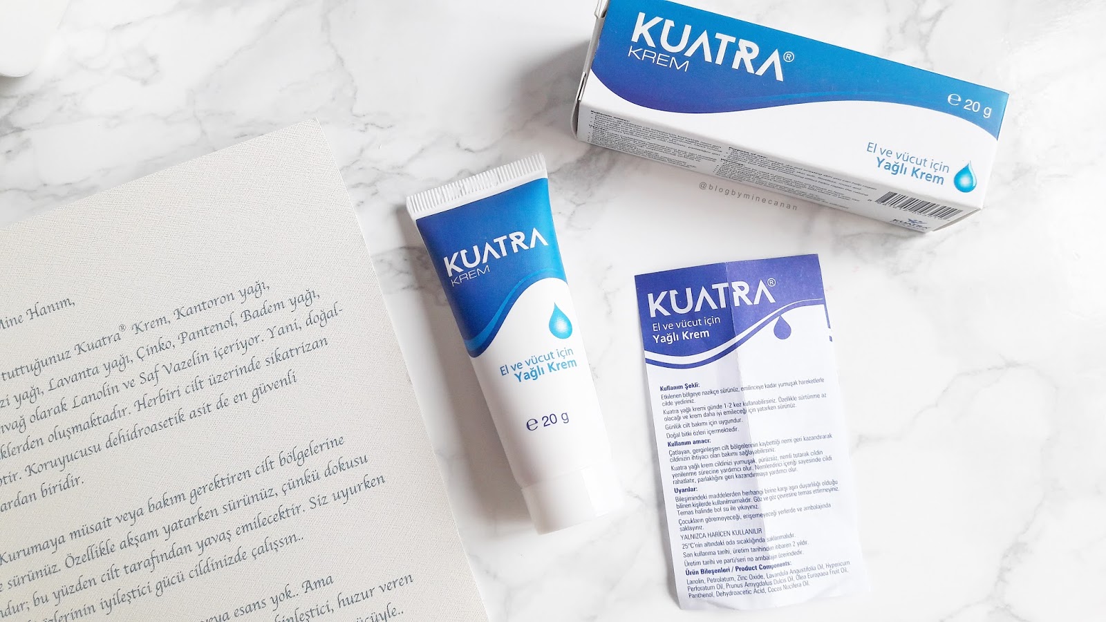 kuatra el ve vucut icin yagli krem